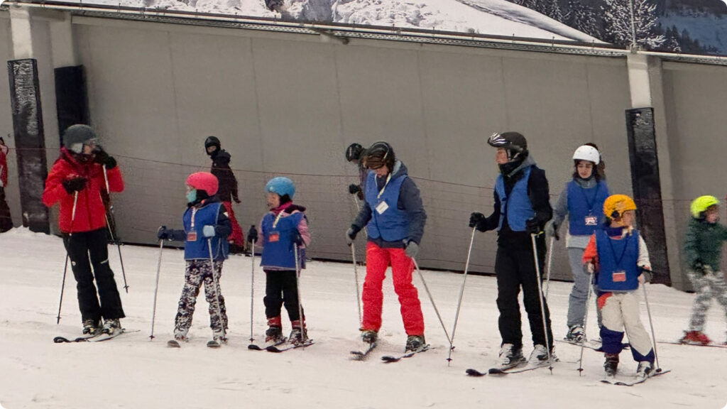 familieski groepsles