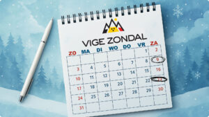 kalender met zaterdag elke 2 weken omcirkeld